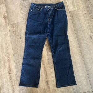 DG2  Diane Gilman Jeans Women's‎ Blue Denim Straight Designer Stretch 10